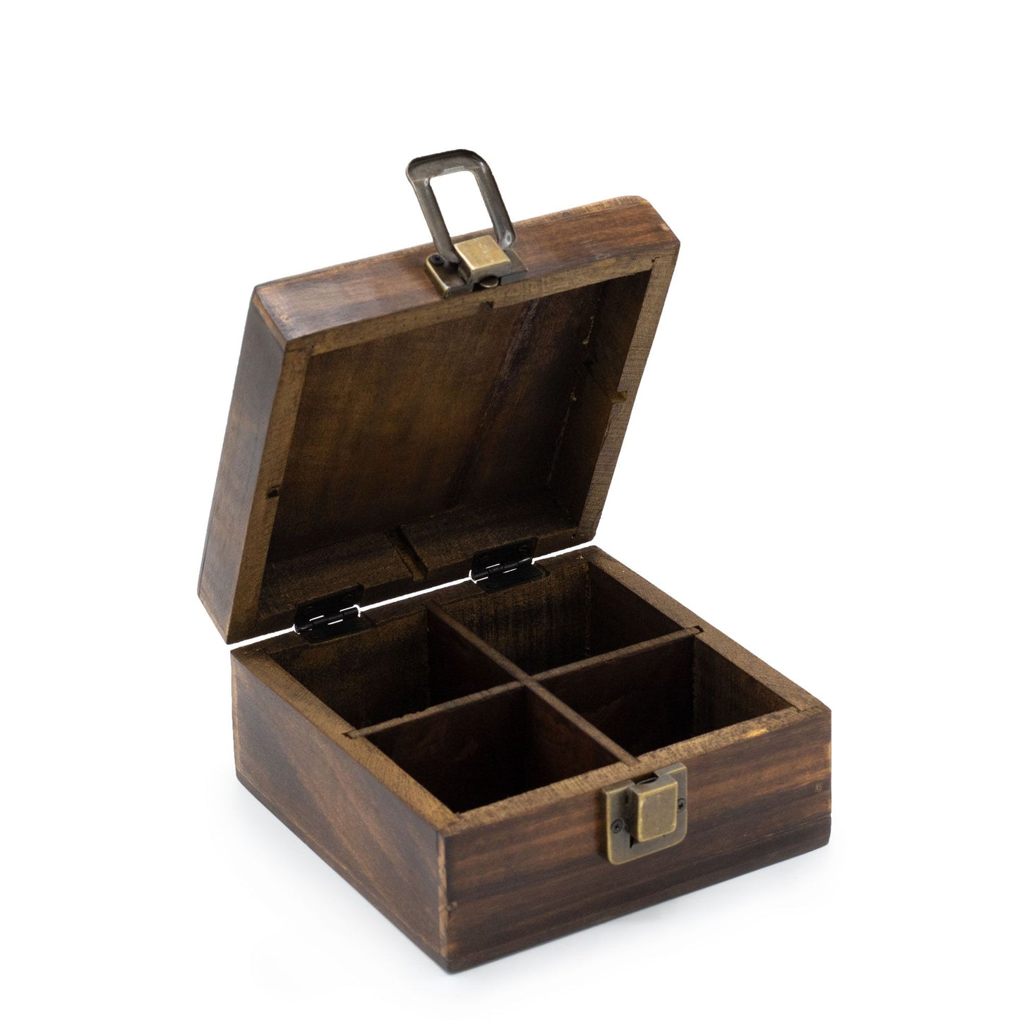 Mango Carved Tea Box - Small