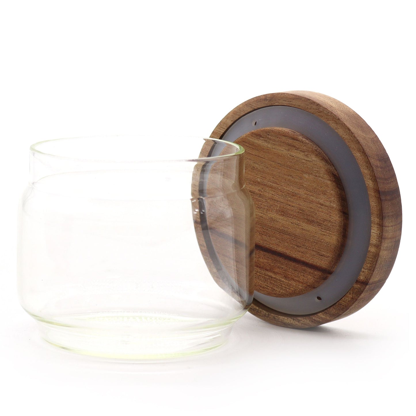 Coffee Storage Jar - Bamboo and Glass 7cm