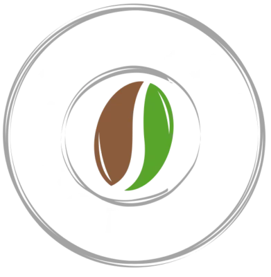 Crafted coffee logo light
